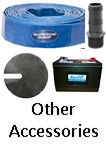 Other Sump Pump Accessories Like hoses, batteries, sump basic covers, basins, pump stands