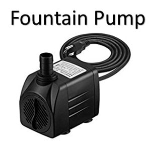 Water Fountain Pumps at Pumps Selection.com Best Rated fountain pumps.