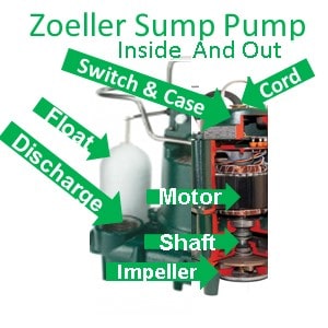 Inside The Zoeller Sump Pump pictured 